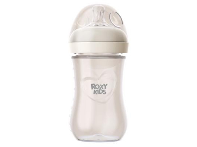 Бутылочка для кормления 240 мл. стекло 3+мес. Roxy kids Бутылочка для кормления 240 мл. стекло 3+мес. Roxy kids