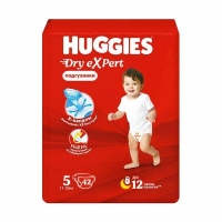 Подгузники Huggies Dry expert (5) (11-25 кг) 42 шт
