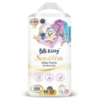 Подгузники-трусики BB Kitty Sensitive M 52 штук (6-11 кг)