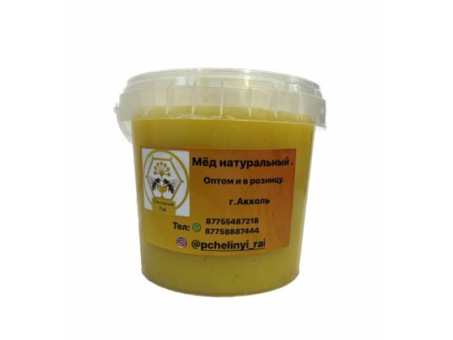 Мёд натуральный подсолнух 1 литр (1.4 кг 2026г)