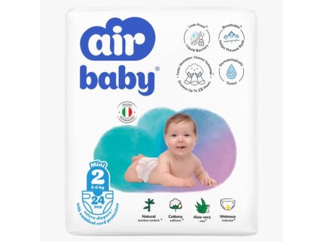 Подгузники Air Baby Standart S 3-6 кг. 24 шт Подгузники Air Baby Standart S 3-6 кг. 24 шт