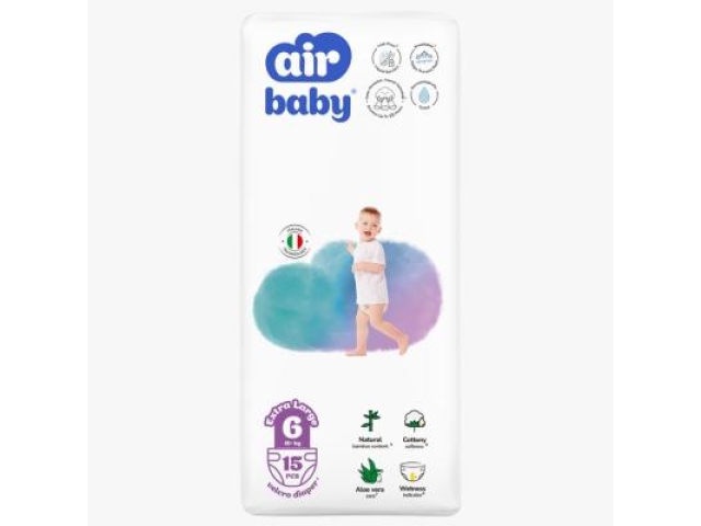 Подгузники Air Baby Standart XXL 15+ кг. 15 шт