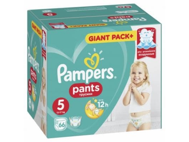 Pampers трусики Pants Extra Large 5 (12-17 кг.) 66 шт.