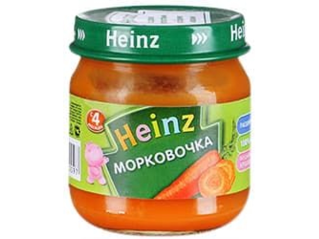 Heinz пюре Морковочка 80г.