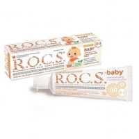 Зубная паста ROCS Baby экстракт Айвы 0-3 лет