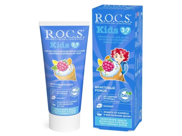 Зубная паста ROCS Baby Фруктовый рожок 3-7 лет