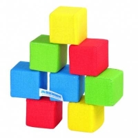 Кубики  мягкие "мякиши" 4 цвета