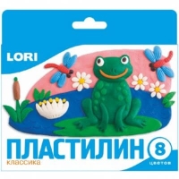 Пластилин "Классика" 8 цв. (Lori)