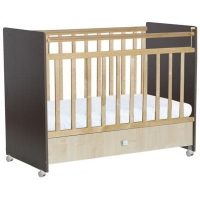 Кровать детская Фея "700", (венге-клён), состав - массив березы + ЛДСП