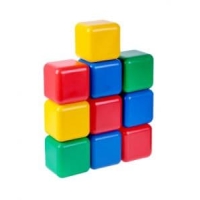 Набор цветных кубиков 10 шт Крошка Я