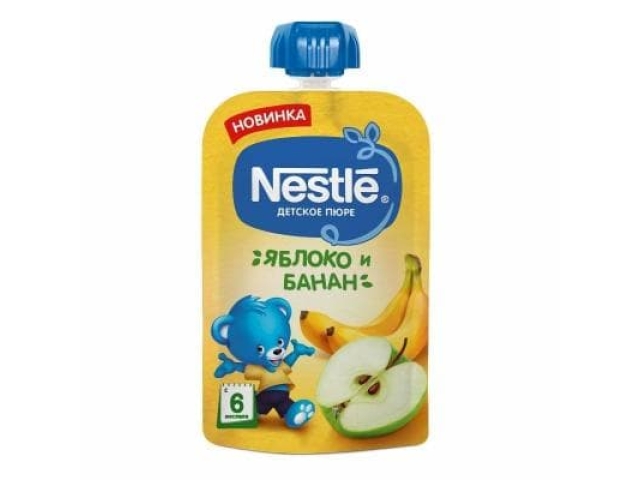 Nestle пюре яблоко-банан 90гр