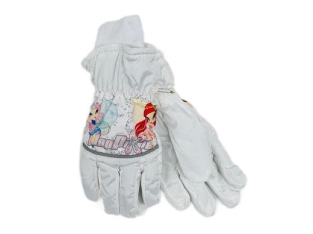 Болоневые перчатки для девочки (4-6 лет)