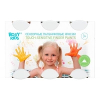 Сенсорные пальчиковые краски  3+ roxy kids