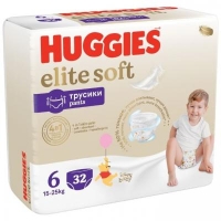 Huggies Elite Soft Трусики 6 32 шт. ( 16-22 кг.)