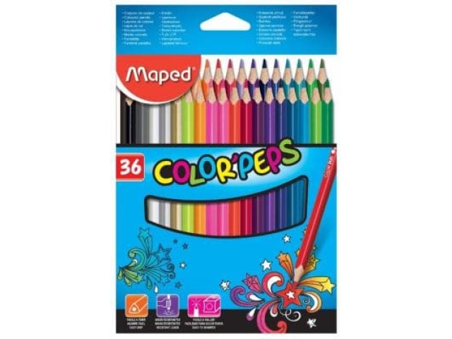 Цветные карандаши 36 цветов "Maped"