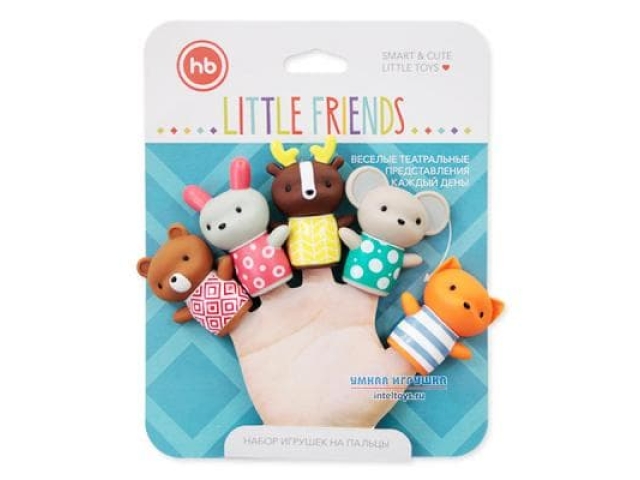 Happy Baby набор игрушек на пальцы little friends