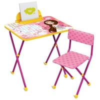 Набор детской складной мебели Nika (стол-стул)  Маленькая принцесса