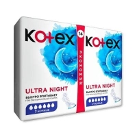 Прокладки ночные Kotex  Duo 14 шт