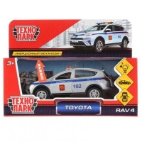 Машинка модель Toyota Rav-4 Полиция  12 см
