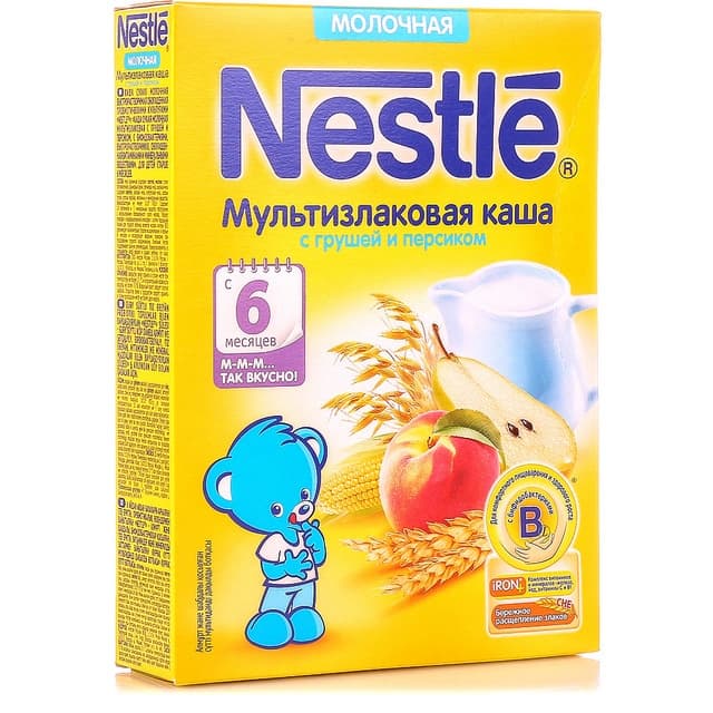 Nestle каша молочная рисовая с морковью и абрикосом