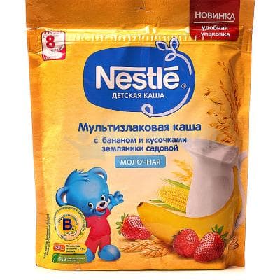 Nestle мультизлаковая каша медом